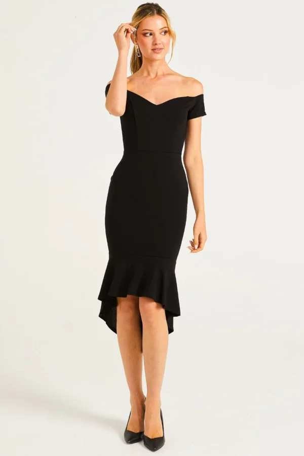 Bardot Bodycon Midi Dress