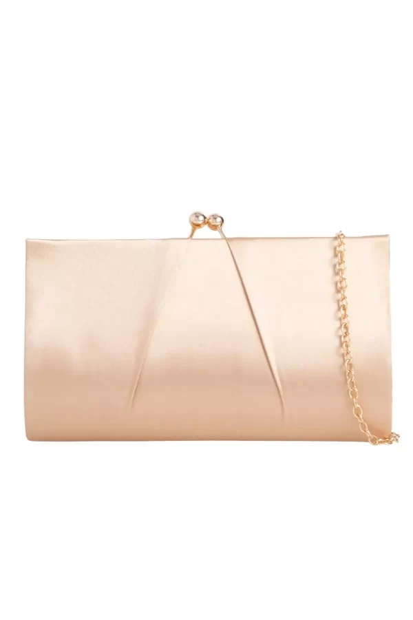 SATIN CLUTCH BAG