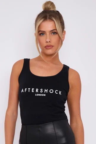 LOGO ROUND NECK VEST TOP