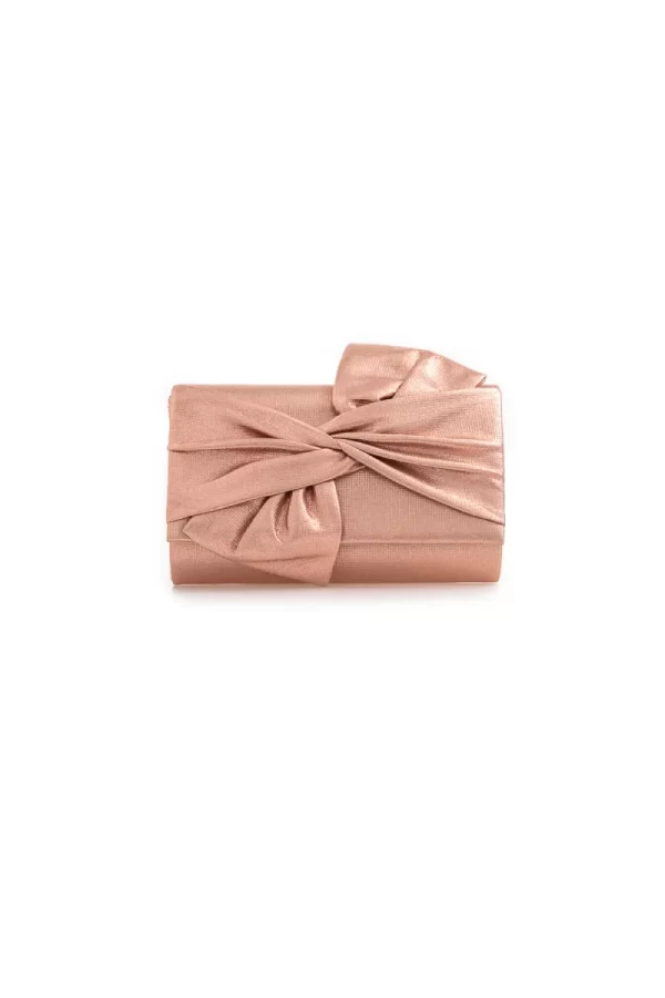 EVENING CLUTCH BAG WITH BOW DETAIL