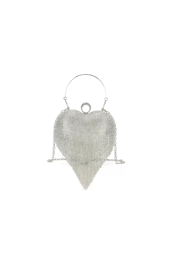 HEART DIAMANTE EVENING BAG