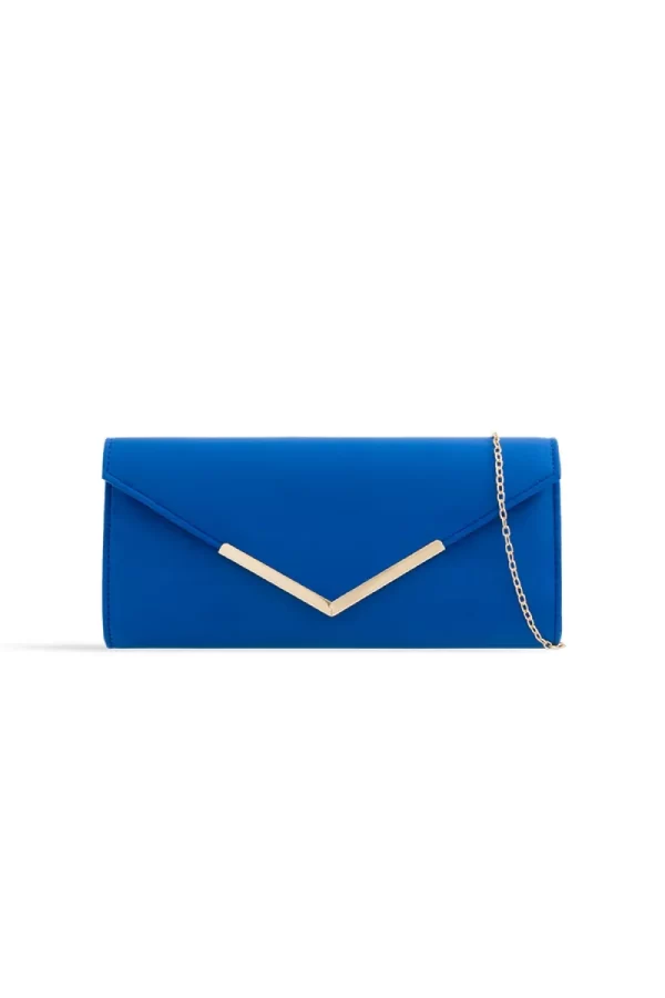 SUEDE ENVELOPE CLUTCH BAG