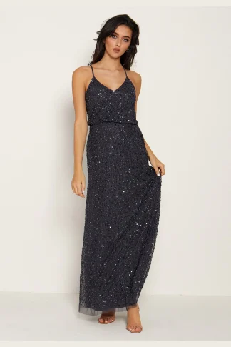 Bria Cami Sequin Maxi Dress